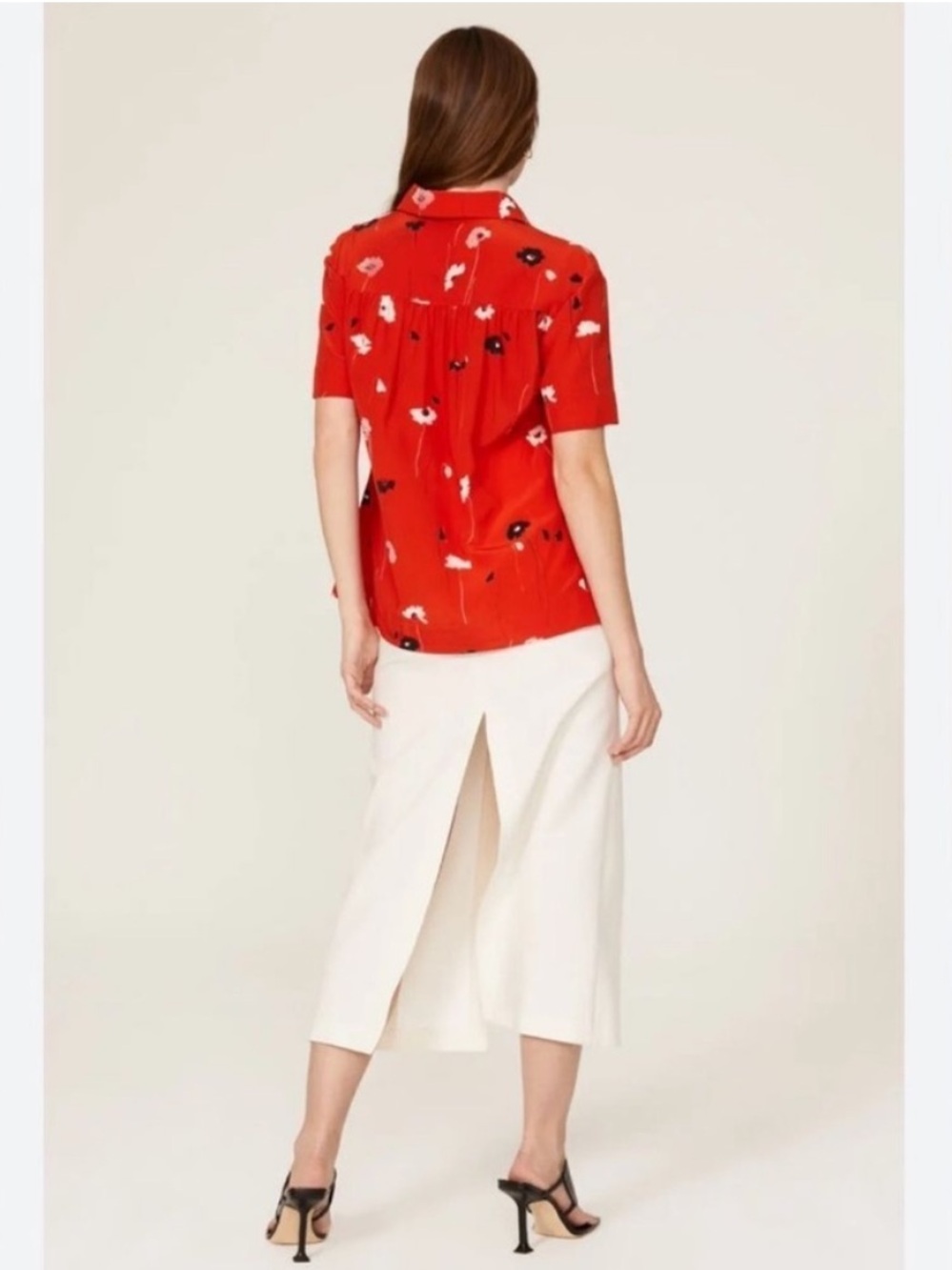 Jason Wu Top 2 Silk Red - Picture 4 of 13
